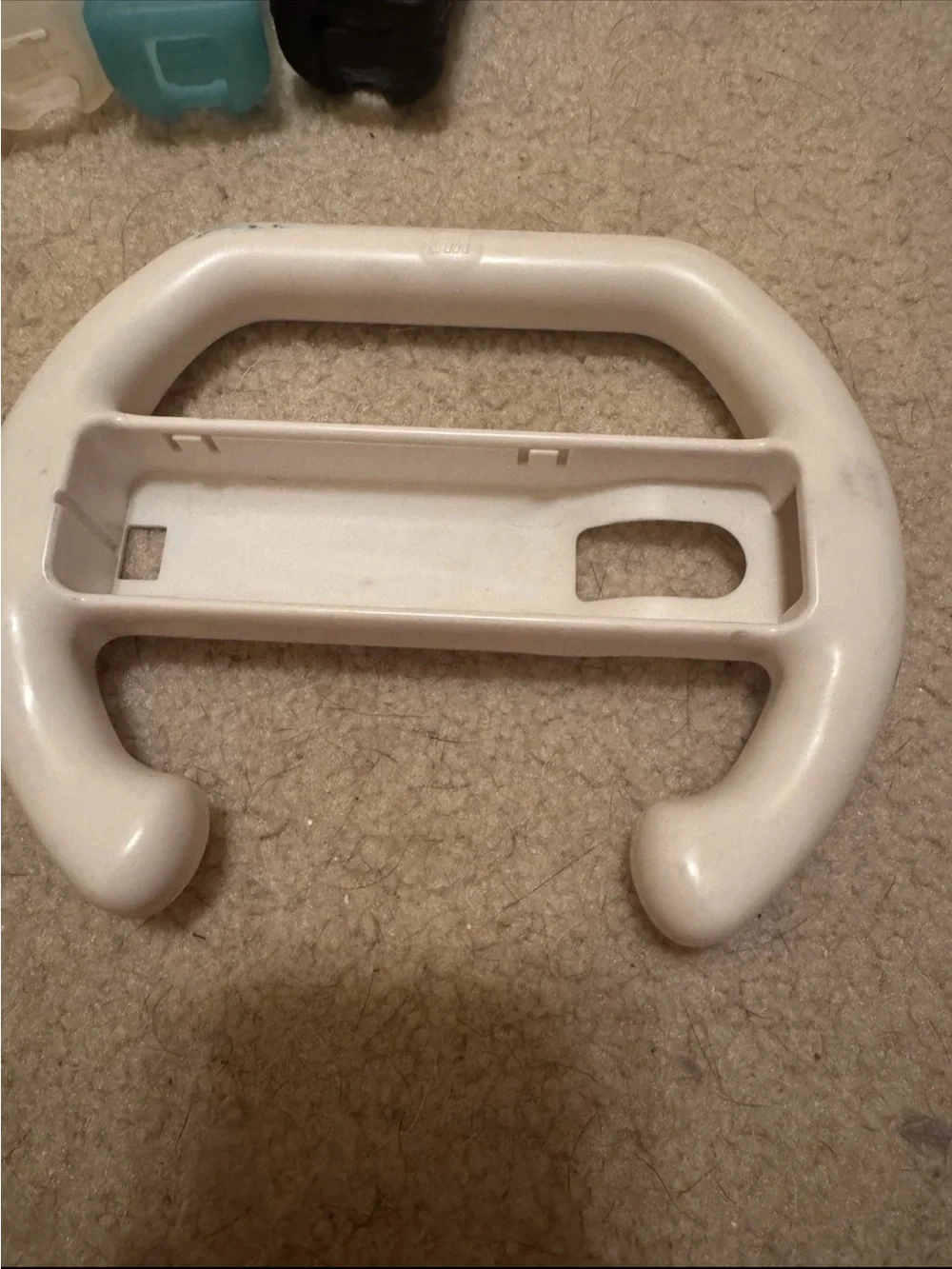 Nintendo Wii Remote Set: Wheel, White Shell Parts + Clear/Blue/Black Jackets
